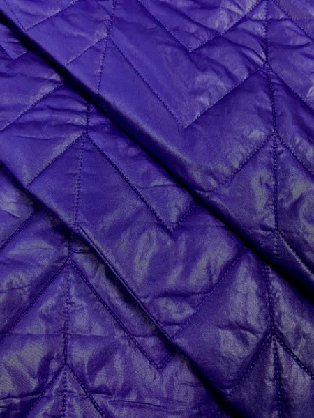 Стежка курточная «Зигзаг» ярко- синяя