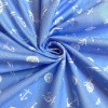 Сорочечная ткань ЯКОРЯ голубая