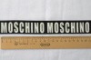 Тесьма репсовая Логотип Moschino 1