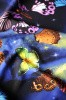 Шелк искусственный РАДУЖНЫЕ БАБОЧКИ