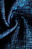 Жаккард Жатка голубая бирюза 3