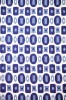 Креп плательно - блузочный КУБИКИ синий