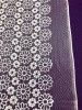 Кружевное полотно ЦВЕТОЧНОЕ АССОРТИ белый
