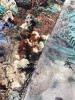 Шелк натуральный ЗАОБЛАЧНАЯ ФЛОРА зеленый