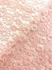 Кружевное полотно ЦВЕТОЧНОЕ АССОРТИ персик