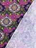 Трикотаж ВОСТОЧНЫЙ ОРНАМЕНТ фуксия ткань