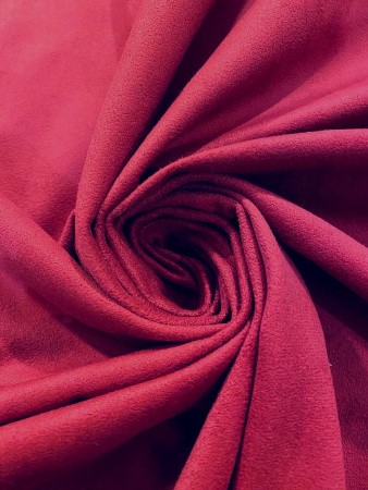 Замша искусственная КРАСНОЕ ВИНО