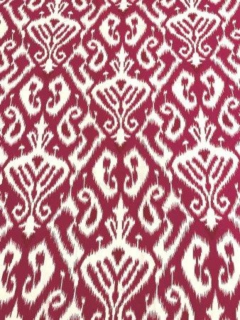 Штапель ИКАТ фуксия