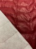 Стежка курточная «Ломаная линия» вишневая