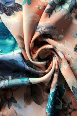 Трикотаж водолаз РИМСКИЕ КАНИКУЛЫ песочный 2