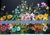 Креп плательно - костюмный ЭЛЬФИЙСКИЙ САД черный