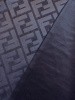 Замша однотонная ЛОГО черная