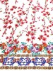 Штапель ИТАЛЬЯНСКАЯ ВЕСНА фон молочный