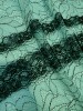 Кружевное полотно «Контурный узор» мятный